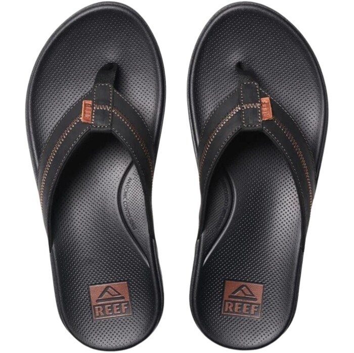 2024 Reef Mens Cushion Phantom 2.0 Sandals CJ4351 - Black / Coffee